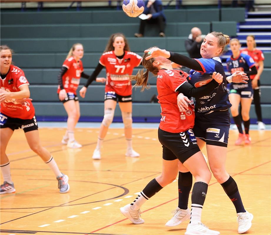 Annika Blanke (Herrenberg #5),  HSV Solingen-Gräfrath vs. SG H2Ku Herrenberg, Ha...