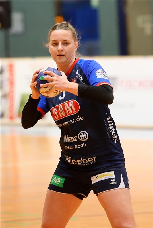 Annika Blanke (Herrenberg #5),  HSV Solingen-Gräfrath vs. SG H2Ku Herrenberg, Ha...