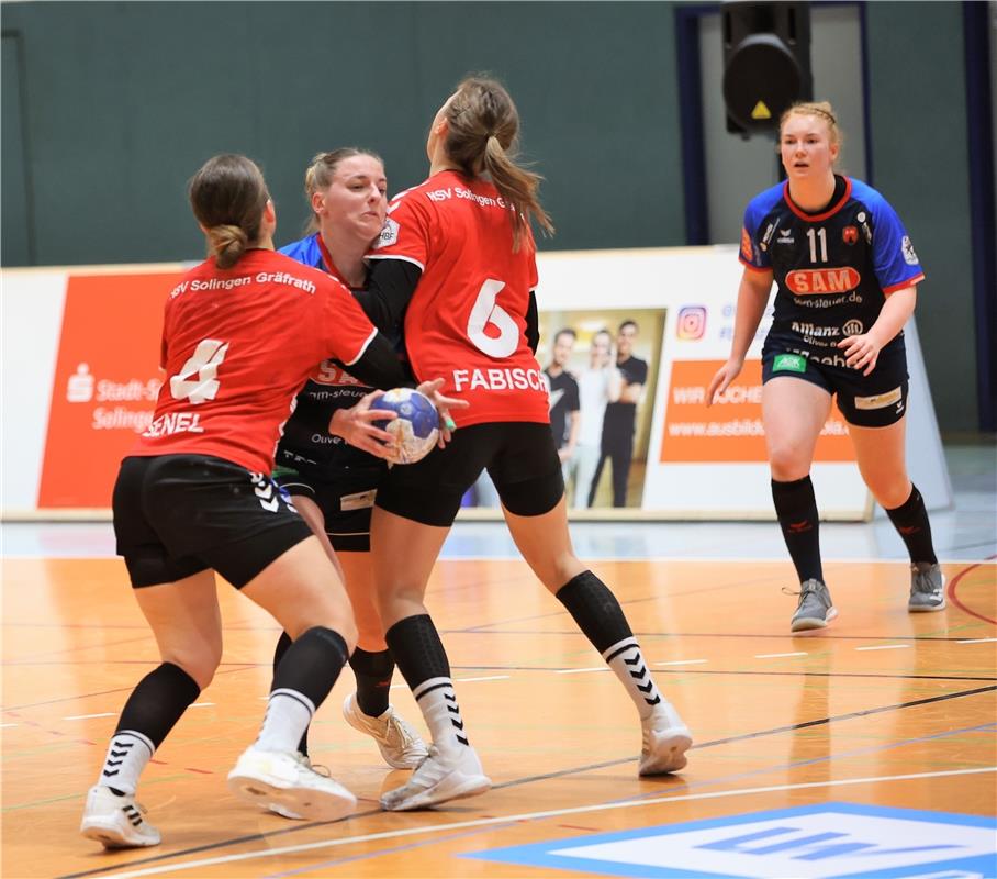 Annika Blanke (Herrenberg #5),  HSV Solingen-Gräfrath vs. SG H2Ku Herrenberg, Ha...