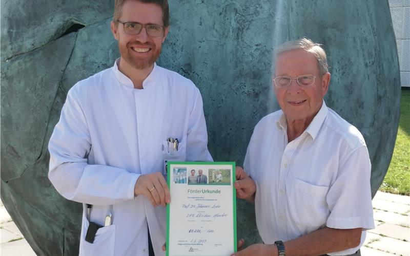 Arzt aus München erhält Steinle-Preis – und kommt nach Nebringen