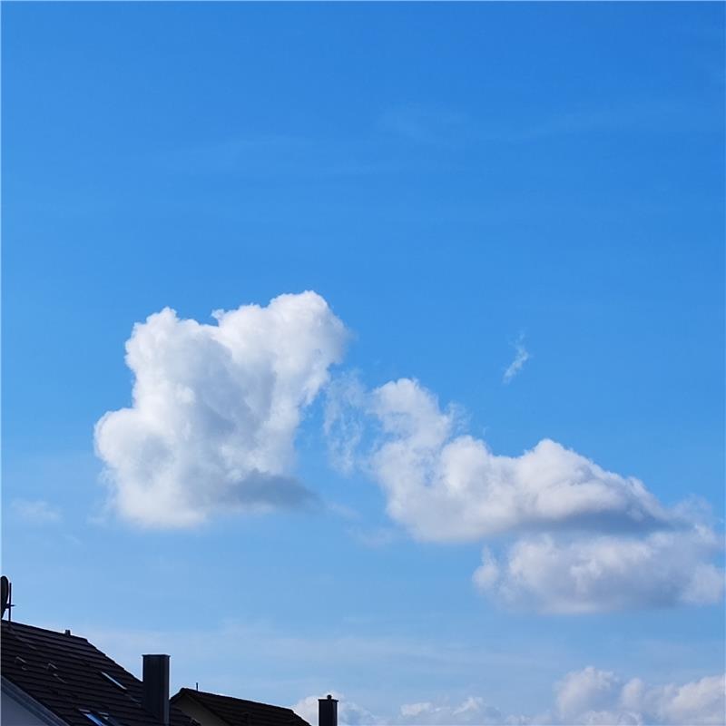 Auch der Himmel schickt herzliche Grüße.  Von Ulrike Hätinger aus Herrenberg. 