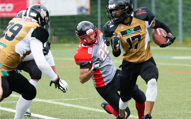 Auch die Bondorf Bulls scharren mit den Hufen Auch die American Footballer fragen sich, wann der Sport wieder Fahrt aufnehmen kann GB-Foto (Archiv): Schmidt