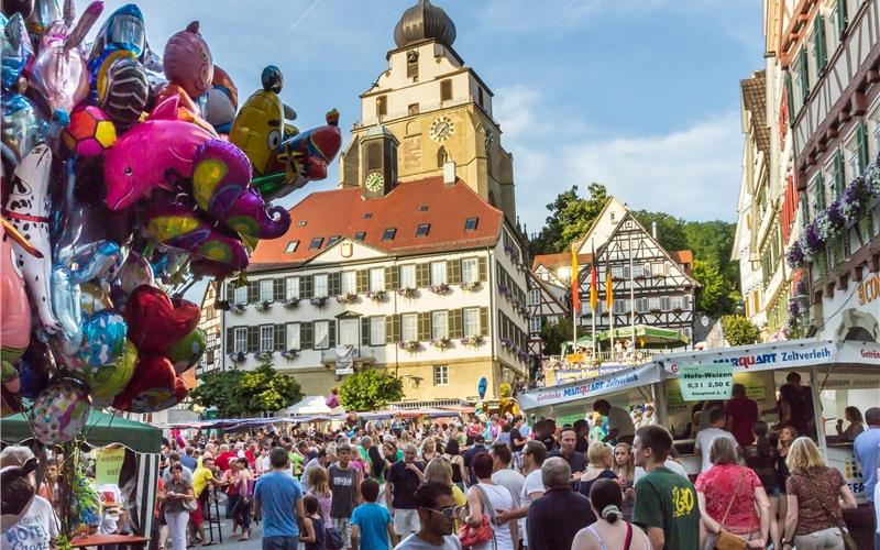 Partymeile mit Fachwerkkulisse Auch dieses Jahr will das Stadtfest Herrenberg mit Leben erfüllen. GB-Foto: gb