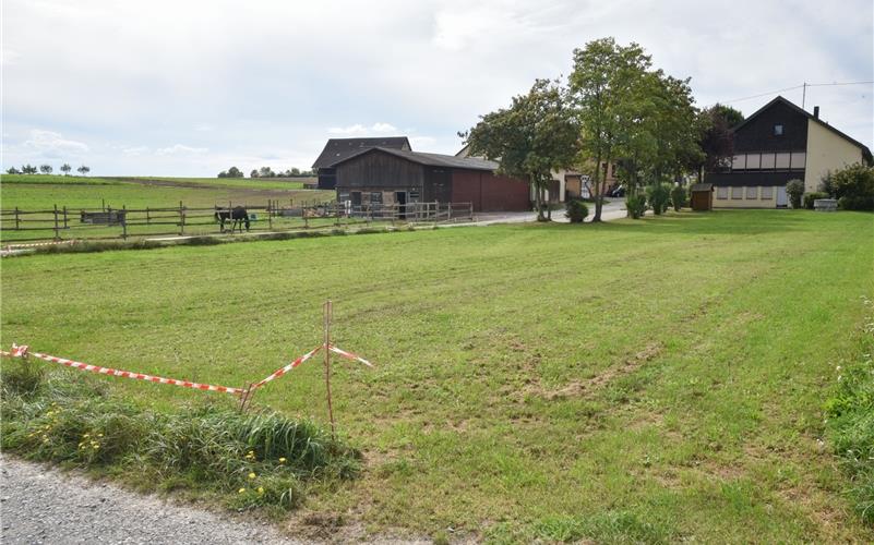Auf dem Baugrundstück Friesenweg soll ein Mehrzweckgebäude entstehen. GB-Foto (Archiv): Vecsey