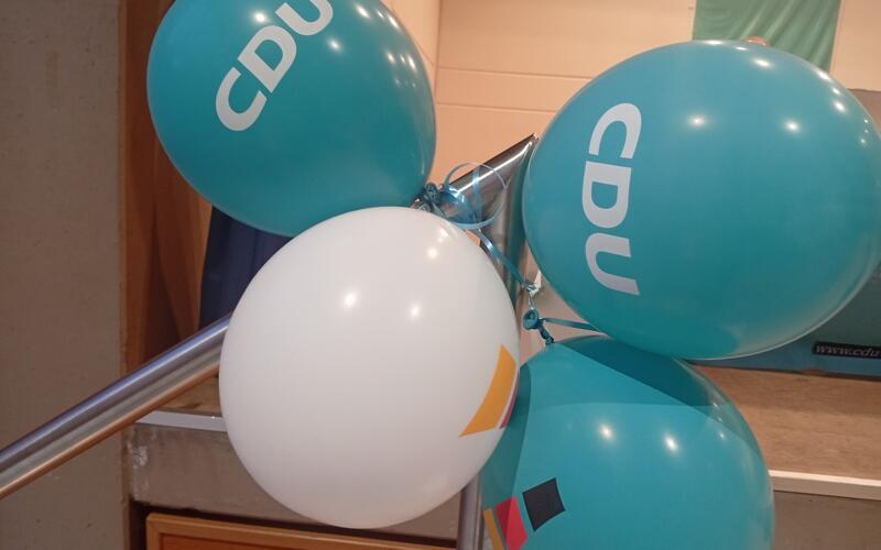 Aus den CDU-Luftballons ist die Luft derzeit raus. GB-Foto: gb