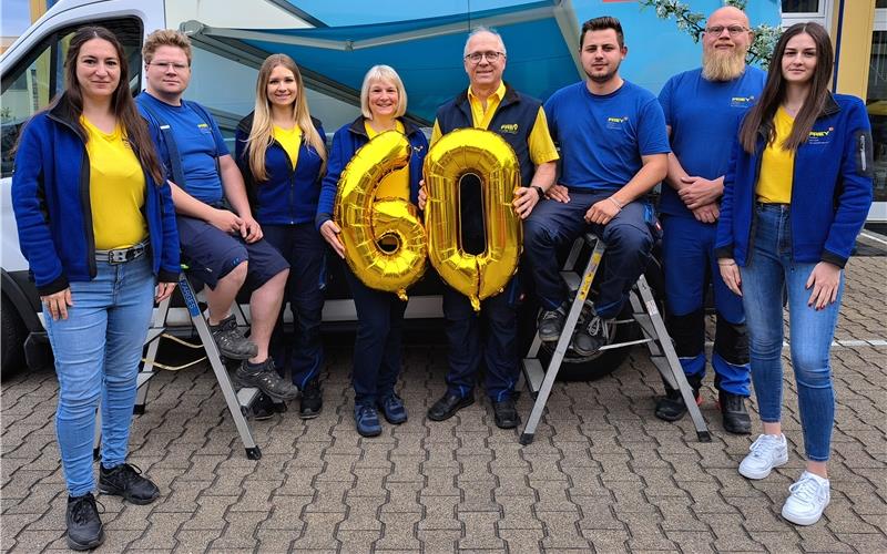 Bei Rollladen Frey wird der 60. Firmengeburtstag am 28. Juni mit einem Schau-Samstag gefeiert.