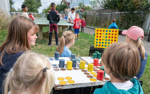 Bei der Sommer-Ferienfreizeit in Gäufelden standen auch Spiele auf dem Programm. GB-Foto: Vecsey