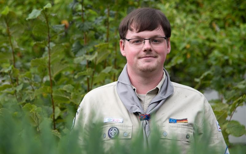 „Bei uns lernt man einiges fürs Leben“, sagt Andreas Penitsch, einer der Gruppenleiter der Jungpfadfinder. GB-Foto: Vecsey