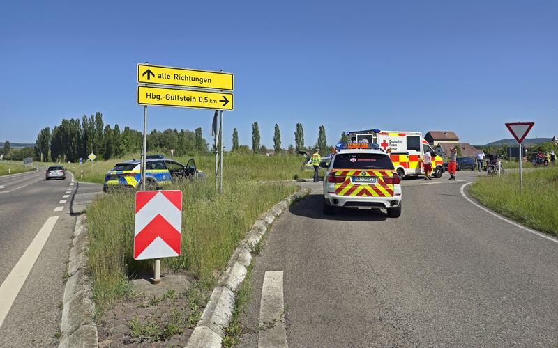 Gültstein Motorrad Unfall