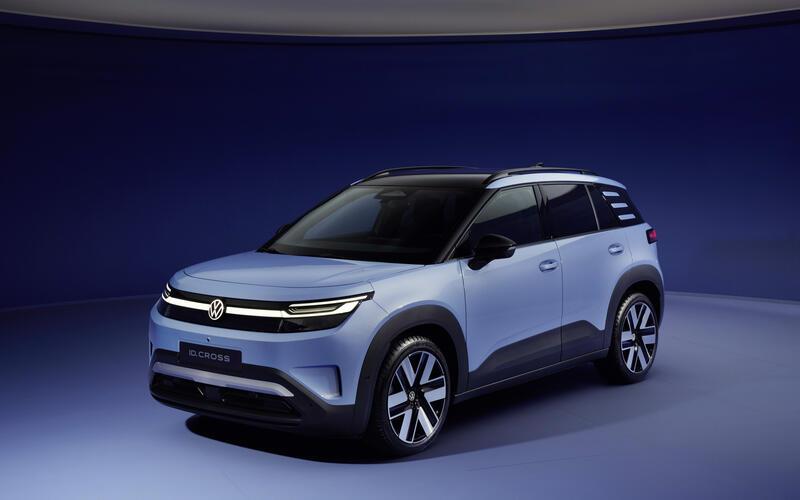 Beim ID. Cross setzt Volkswagen auf die neue Designsprache „Pure Positive“. GB-Foto: Volkswagen AG