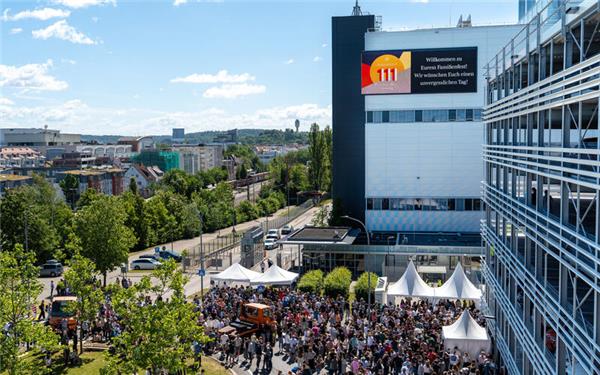 Beim Mitarbeiterfest gab es auch Reminiszenzen an vergangene Zeiten. GB-Fotos: gb