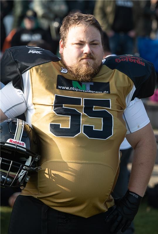 Benjaman Oberle American Football  Endspiel der Kreisliga, Bondorf Bulls gegen B...