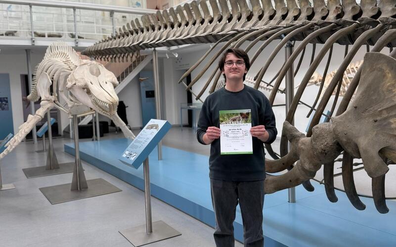 Benjamin Fischers Leidenschaft gehört den Naturwissenschaften. GB-Foto: gb