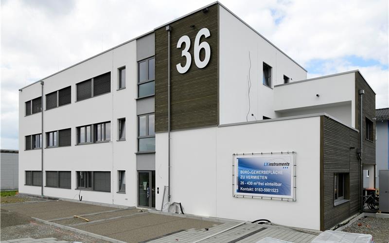 Bereits bezogen: Der Neubau von LXinstruments in Nufringen
