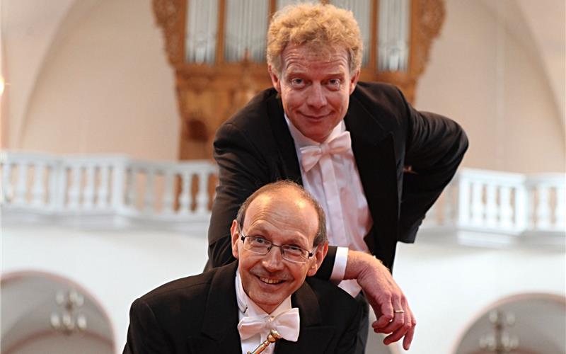 20. Adventskalender-Türchen: Neujahrskonzert mit Kratzer und Theis Bernhard Kratzer (vorne) und Paul Theis geben am 7. Januar in Weil der Stadt ein Neujahrskonzert. GB-Foto: gb