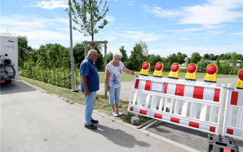 Rangieren bei Regen machte Rollrasen zu schaffen