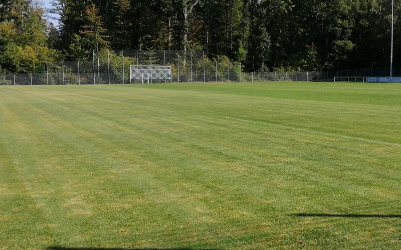 Sportplatz von Grund auf saniert Sportplatz von Grund auf saniert
