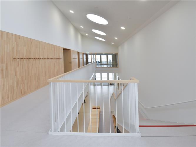 Drei Häuser in einem Gebäude 