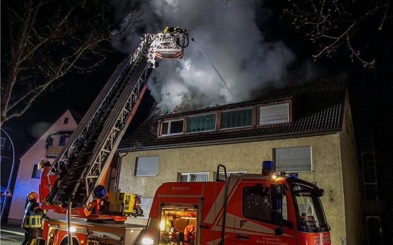 Brand in Dachgeschoss von Asylbewerber-Unterkunft