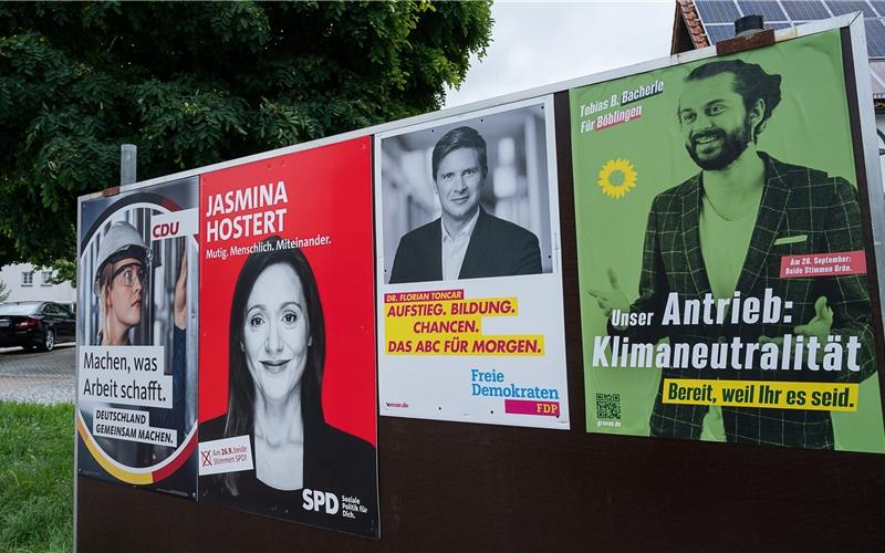 Herrenberg - 15 Bundestags-Bewerber hoffen heute auf ein Direktmandat im Wahlkreis Böblingen