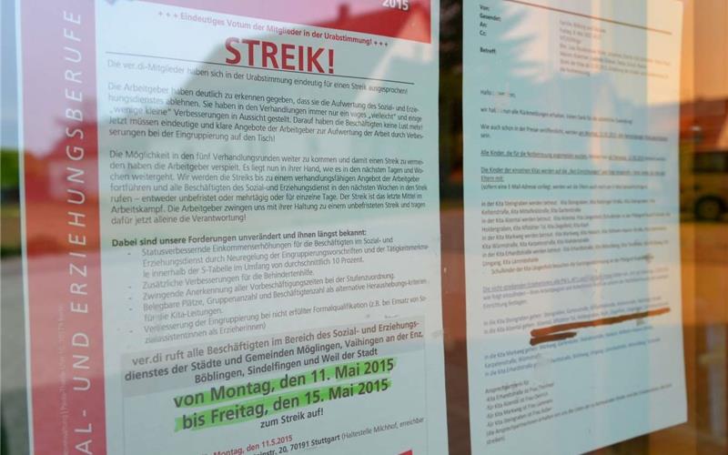 Nach Streikaufruf von Verdi: 22 Kitas bleiben am Dienstag in Herrenberg geschlossen