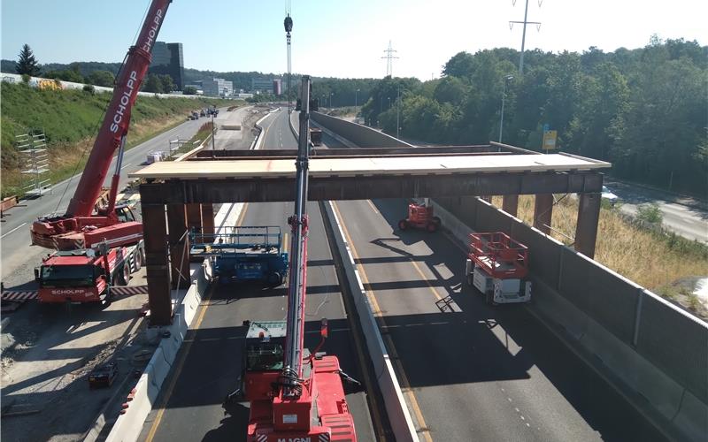 A81 wird wieder voll gesperrt A81 wird wieder voll gesperrt