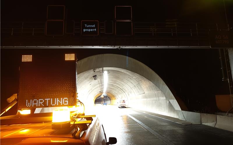 Schönbuchtunnel wird wieder zweimal gesperrt Schönbuchtunnel wird wieder zweimal gesperrt