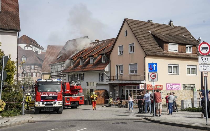 Schwerer Brand in Fachwerkhaus