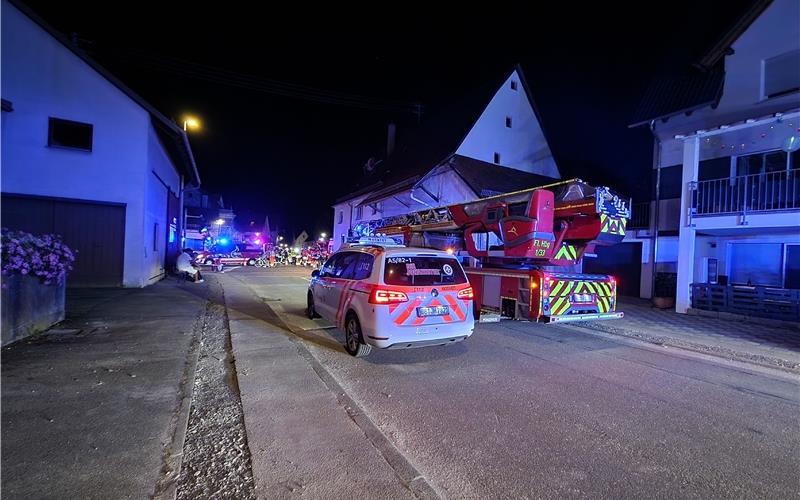 Feuerwehr gibt nach Gasalarm in Gültstein Entwarnung Feuerwehr gibt nach Gasalarm in Gültstein Entwarnung