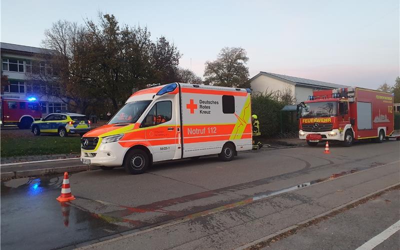 Heizraum raucht: Feuerwehr evakuiert Grundschule Nufringen Heizraum raucht: Feuerwehr evakuiert Grundschule Nufringen
