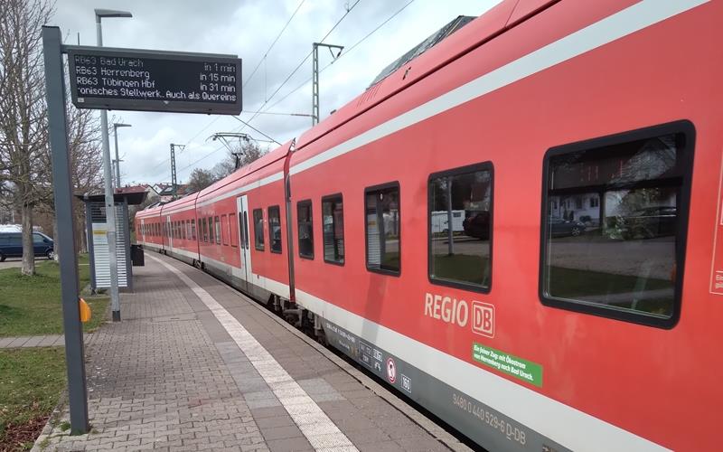 Zugausfälle bei der Ammertalbahn