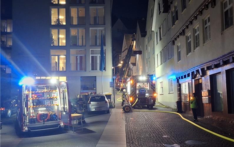 Mehrere Brände in leerem Haus in der Calwer Innenstadt
