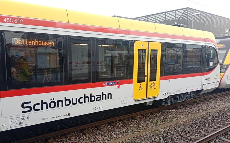 Schönbuchbahn: Freie Fahrt mit neuen Zügen am 27. Juli