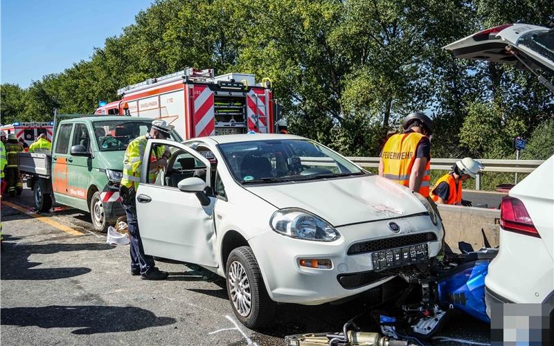 Acht Kilometer Stau nach Unfall 