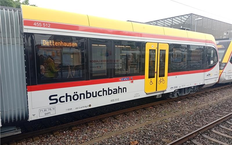 Schönbuchbahn zwischen Holzgerlingen und Dettenhausen bleibt bis 9. Oktober gesperrt 