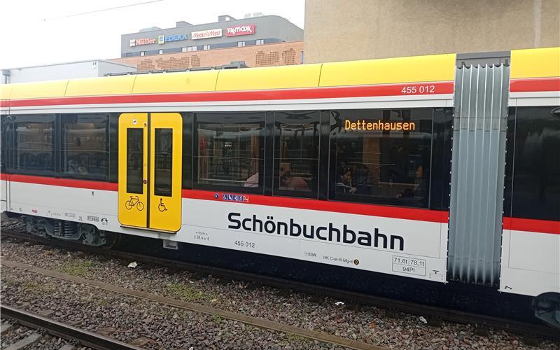 Schönbuchbahn: Reduzierter Takt zum Schulbeginn ab 7. Januar 