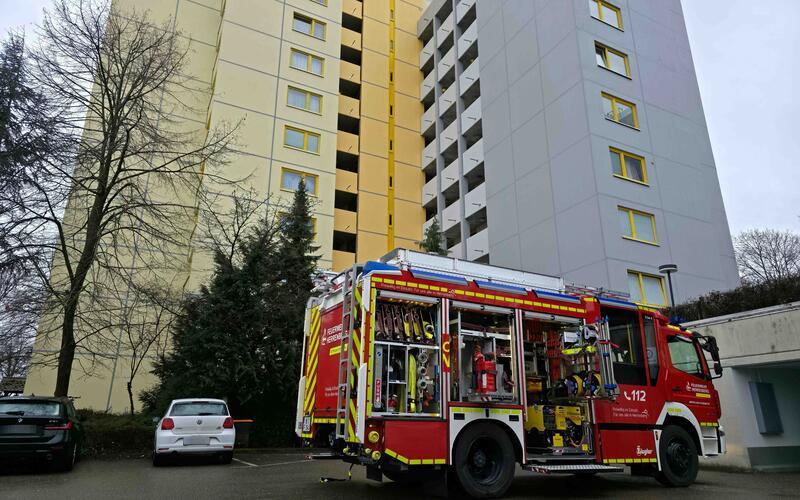 Großeinsatz in einem Herrenberger Hochhaus