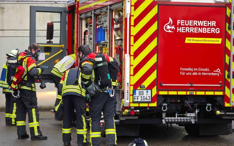 Großeinsatz in einem Herrenberger Hochhaus 