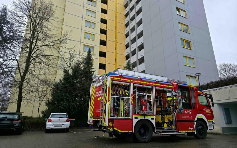 Großeinsatz in einem Herrenberger Hochhaus 