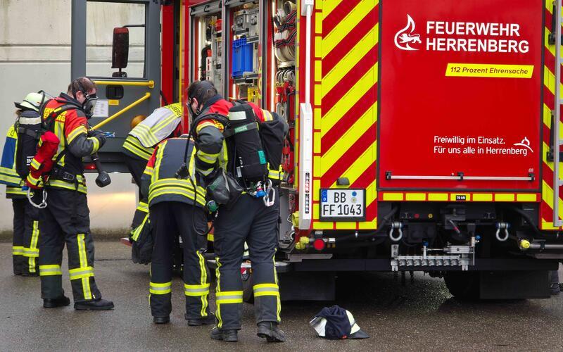 Großeinsatz in einem Herrenberger Hochhaus 
