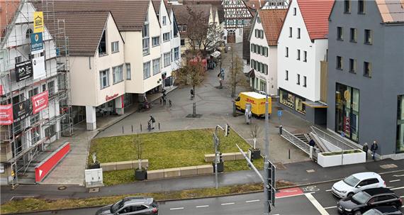 Grüner Puffer gegen den Verkehr