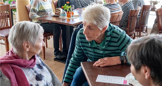 Gute Gespräche in schöner Atmosphäre