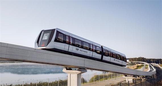 Vision: Magnetschwebebahn in Hochlage