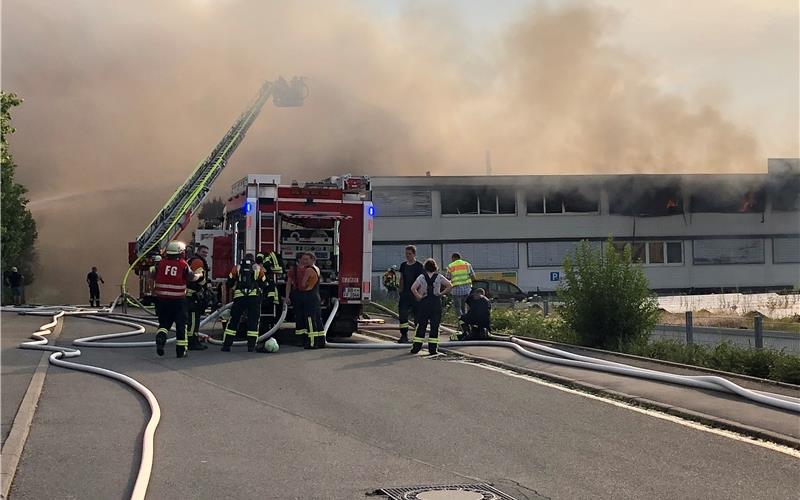 Großbrand in Herrenberg: Keine Verletzten Großbrand in Herrenberg: Keine Verletzten