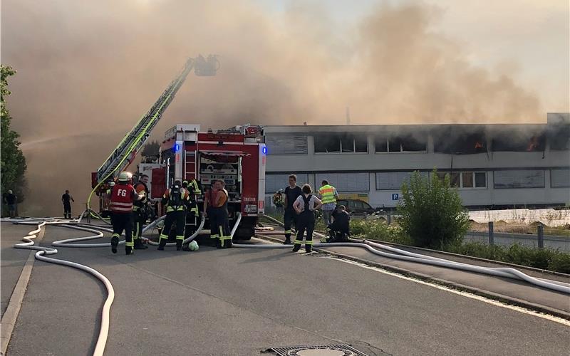 Großbrand in Herrenberg: Keine Verletzten