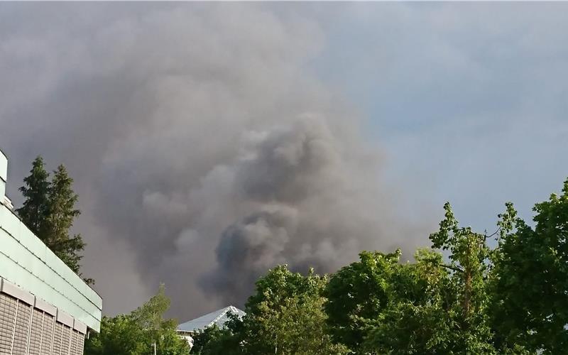 Großbrand in Herrenberg: Keine Verletzten Großbrand in Herrenberg: Keine Verletzten