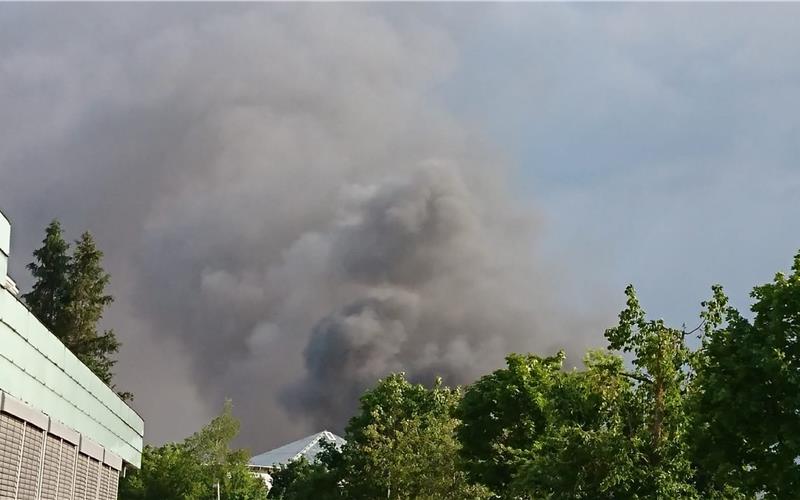 Großbrand in Herrenberg: Keine Verletzten