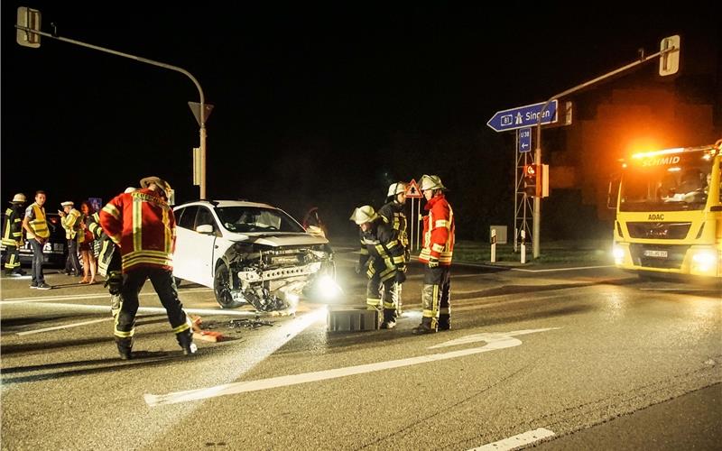 Verletzter bei Unfall auf der B28a