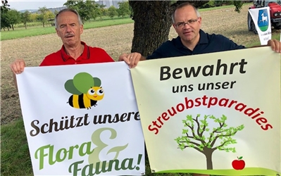 Demonstration in Gültstein