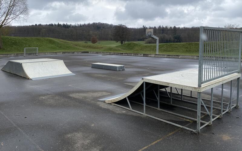 Bis zum Sommer bleiben die Rampen in Hildrizhausen. GB-Foto: Andreas Denner